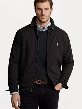 Polo by Ralph Lauren Men’s Black Harrington Jacket